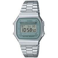 Zegarek Unisex Casio A168WA-3AYES Kolor Zielony Srebrzysty (Ø 36 mm) Ø35 mm