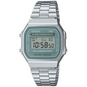 Zegarek Unisex Casio A168WA-3AYES Kolor Zielony Srebrzysty (Ø 36 mm) Ø35 mm