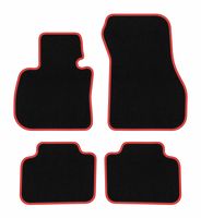 Dywaniki welurowe CARLUX-RED do BMW 2 F45 Active Tourer 2015- czarne