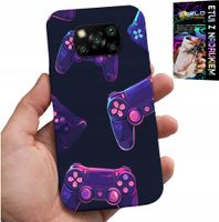ETUI DO XIAOMI POCO X3 - CASE DLA GRACZA, WZORY Z GIER + SZKŁO