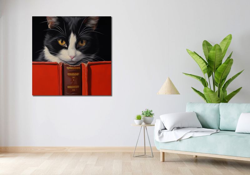 Obraz 100x100cm Koci Uczeń zdjęcie 2