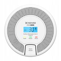 Czujnik gazu X-Sense CO03D wyświetlacz