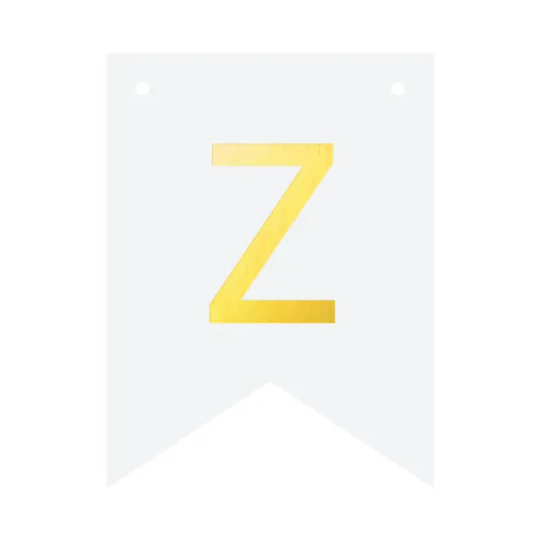 Baner DIY 16 cm - literka Z zdjęcie 6