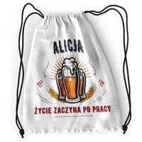 Plecak Dla Alicji Sportowy Szkolny Worek Torba Z Nadrukiem Ze Zdjęciem