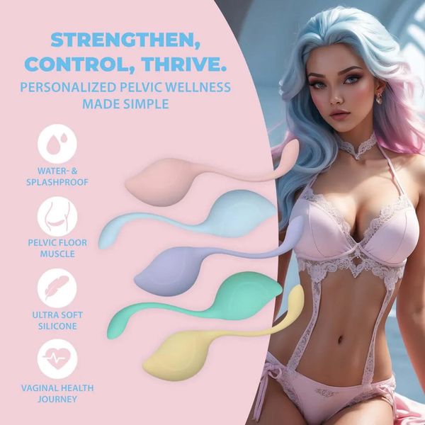 Pelvic Stem Kegel Kit - Multicolor zdjęcie 4