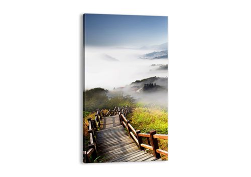 Obraz Na Płótnie - Góry Droga Mgła - 45X80 Cm - Pa45X80-2444 na Arena.pl