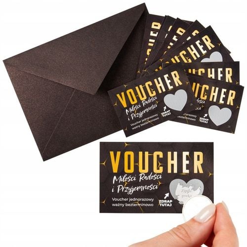 KUPON ZDRAPKI HOT X10 PREZENT NA DZIEŃ CHŁOPAKA MĘŻCZYZN FACETA na Arena.pl