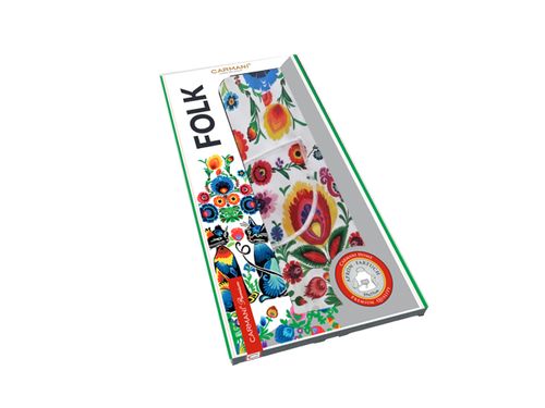 Fartuszek kuchenny - Folk, Wzór kujawski 2 (CARMANI) na Arena.pl