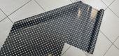 folia dwustronna szer 50cm CZARNA  KROPKI