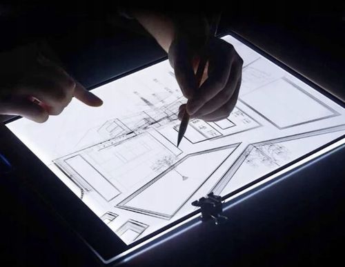 Tablica Do Szkicowania Deska Kreślarska Tablet Graficzny LED Kalka A4 na Arena.pl