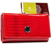 portfel damski skórzany ptn 55020-rs-3603 red