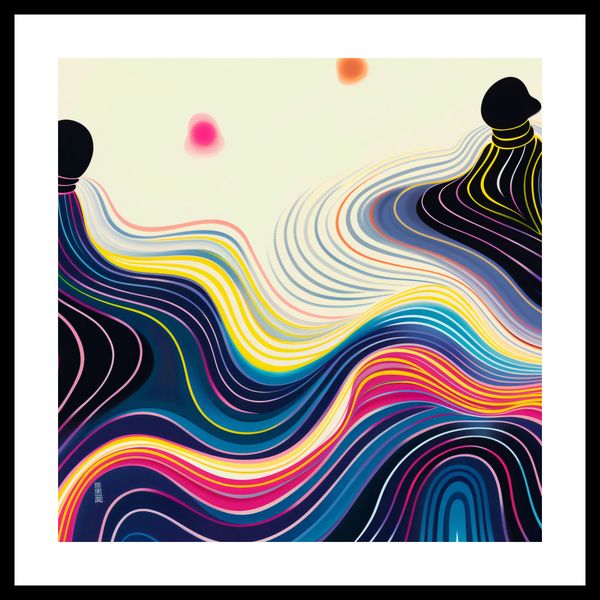 Plakat 50x50cm Wodnista Tafla zdjęcie 3