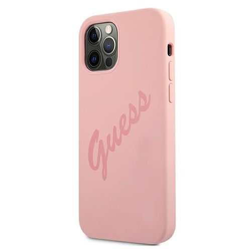 guess guhcp12llsvspi iphone 12 pro max6,7 różowy/pink hardcase script na Arena.pl