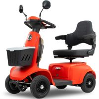 Czterokołowy skuter elektryczny BILI BIKE SHINO G6 NEO 350W 20Ah, czerwony