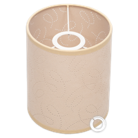 Abażur tkaninowy Cerlux 20x25 cm beżowy E27 uniwersalny ABA20/25 E14 KLOSZ