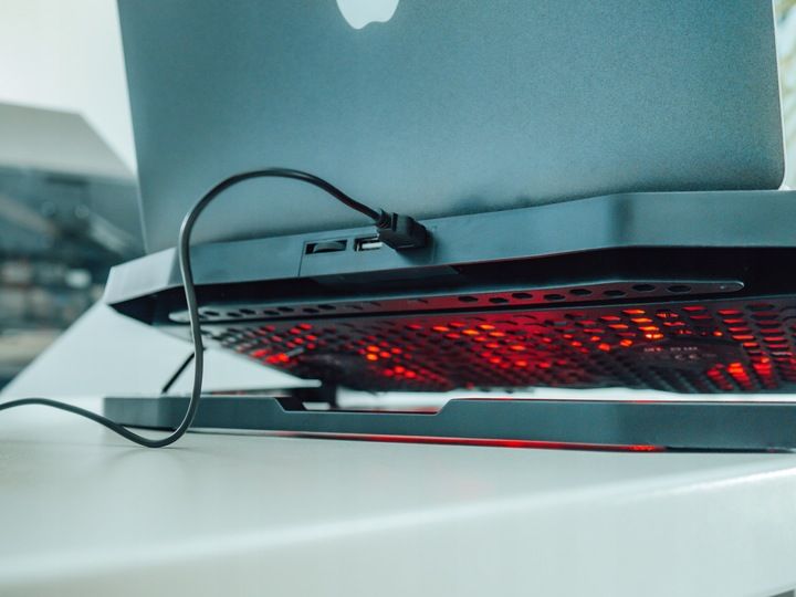 PODSTAWKA PODKŁADKA CHŁODZĄCA POD LAPTOPA 12-17" DUŻA STABILNA GAMINGOWA zdjęcie 2