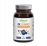 Cynk Zinc 3x Immunity Biowen 100 kapsułek