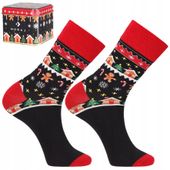 Skarpetki Świąteczne w Ozdobnej Puszce na Prezent Uniwersalny MORAJ 38-43