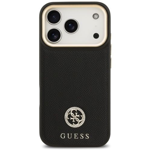 Etui Guess Grained Strass Logo MagSafe do iPhone 17 Pro czarny na Arena.pl