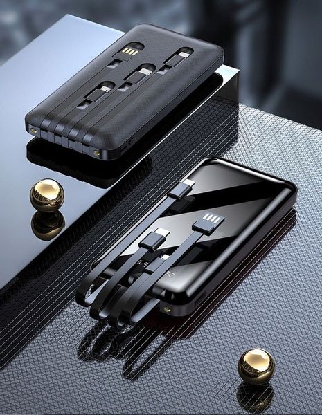 POWER BANK ŁADOWARKA 2,1A 4x KABLE 10000 mAh zdjęcie 8