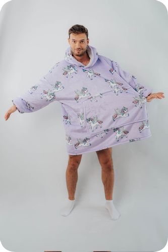 KOC BLUZA Comfy Moment Kocobluza bluzokoc Unicorn Oversize 2w1 prezent na Arena.pl