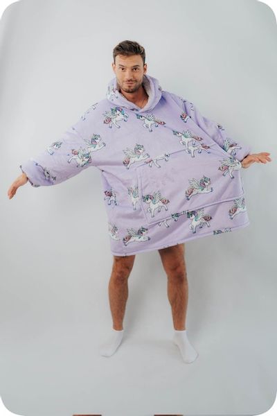 KOC BLUZA Comfy Moment Kocobluza bluzokoc Unicorn Oversize 2w1 prezent zdjęcie 9