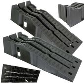 szerokie najazdy samochodowe rampy 2 szt. wytrzymałość 8t wysokość 220mm