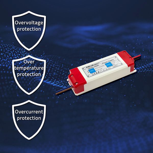 Qoltec Zasilacz impulsowy LED IP20 | 48W | 12V | 4A zdjęcie 5