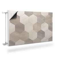 MATA Magnetyczna Grzejnika Kamienna MOZAIKA Heksagony 120cm x 60cm