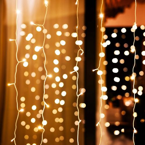 KURTYNA ŚWIETLNA 200 LED 3x2m SOPLE LAMPKI GIRLANDA BIAŁE PILOT NA OKNO na Arena.pl