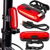 Lampka Rowerowa Tylna LED USB 120LM