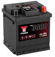 Akumulator Yuasa Standard 12V 42Ah 390A kostka Prawy Plus
