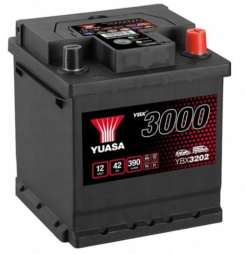 Akumulator Yuasa Standard 12V 42Ah 390A kostka Prawy Plus na Arena.pl