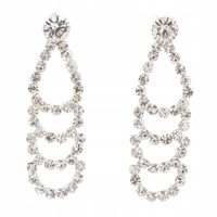 Eleganckie kolczyki z cyrkoniami ślub