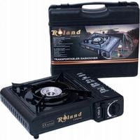 KUCHENKA TURYSTYCZNA gazowa POLOWA KEMPINGOWA na kartusze + WALIZKA ROLAND