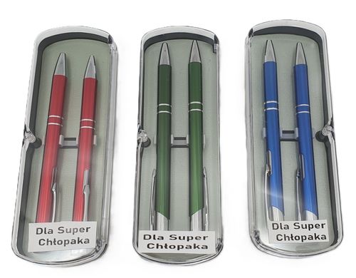 długopis + ołówek automatyczny w etui Dla Super Chłopaka na Arena.pl