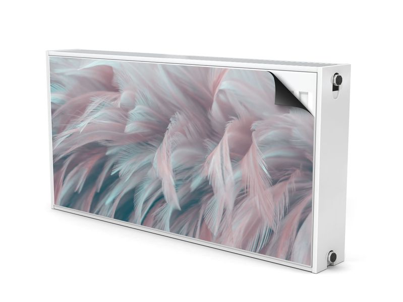 MASKOWNICA MAGNETYCZNA Na Kaloryfer PIÓRA Styl Boho 90cm x 60cm zdjęcie 2