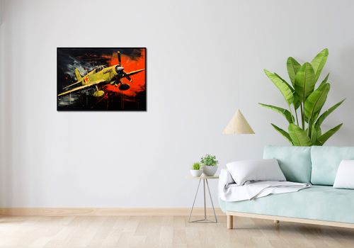 Plakat 84x59,5cm Barwny Przelot na Arena.pl