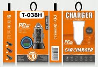 MOCNA ŁADOWARKA SAMOCHODOWA USB / USB-C 38W SZYBKA QUICK CHARGE ZAPALNICZKA