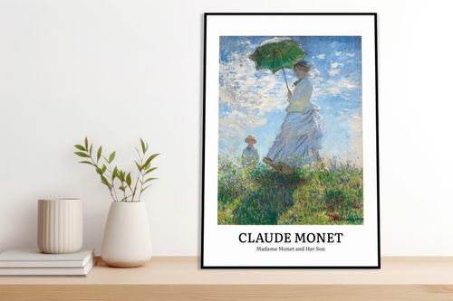 Plakat 60x80cm Design Madame Monet, Monet Vintage do Salonu na Arena.pl