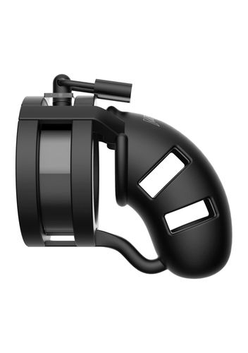 Model 18 - Chastity - 3.5"""" - Sil Cage Ballsplitter - Black na Arena.pl