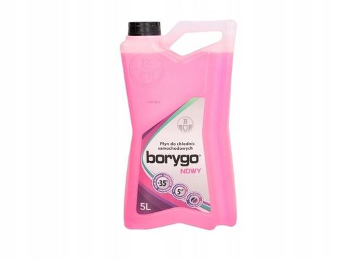 PŁYN DO CHŁODNIC BORYGO NOWY CZERWONY 5L B004 na Arena.pl