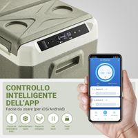AAOBOSI XS35 Przenośna lodówka samochodowa 24L Sterowanie WIFI 12/24V 240V