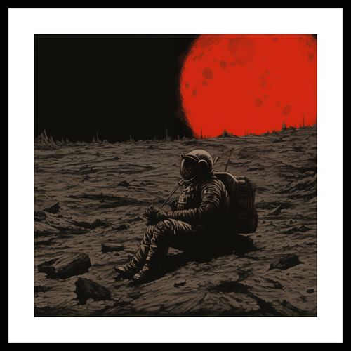 Plakat 50x50cm Samotność w Kosmosie na Arena.pl