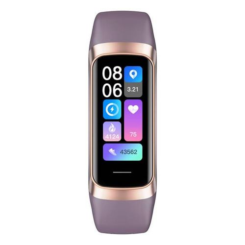 SMARTWATCH WATCH ZEGAREK PURPUROWY C60 Opaska FIT SMARTBAND Pulsometr iOS ANDROID AMOLED PULS na Arena.pl