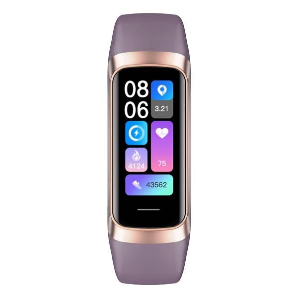 SMARTWATCH WATCH ZEGAREK PURPUROWY C60 Opaska FIT SMARTBAND Pulsometr iOS ANDROID AMOLED PULS zdjęcie 4