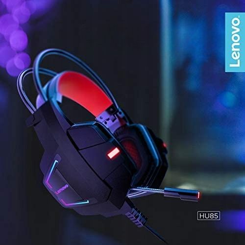 Słuchawki GAMINGOWE LED RGB komputerowe dla graczy nauszne z mikrofonem USB zdjęcie 7