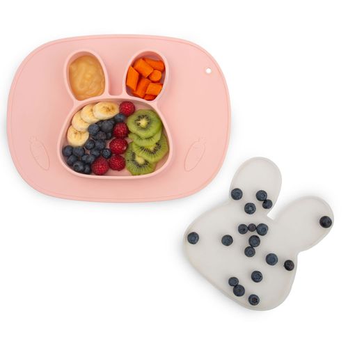 Talerzyk dla dzieci silikonowy do karmienia Królik Ricokids na Arena.pl