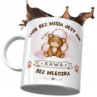 Kubek Z Misiem Miś Słodki Na Prezent Z Nadrukiem Ze Zdjęciem