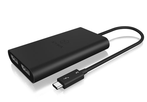 IcyBox IB-SPL1025-TB3 Thunderbolt na dual DP na Arena.pl